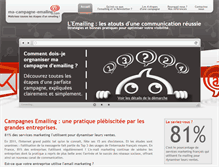 Tablet Screenshot of ma-campagne-emailing.com